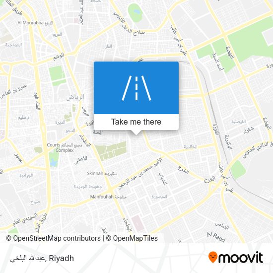 عبدالله البلخي map