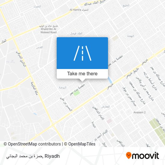حمزة بن محمد البجاني map