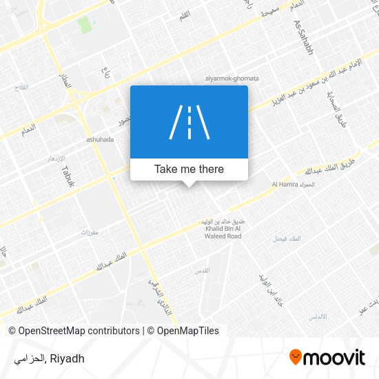 الحزامي map