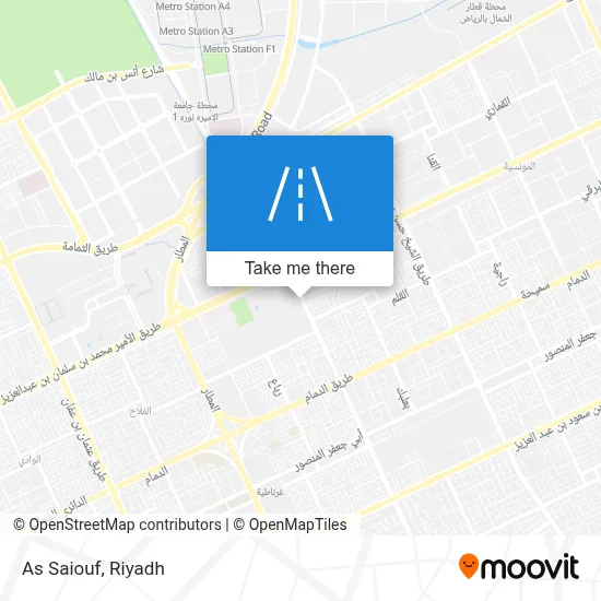 As Saiouf map