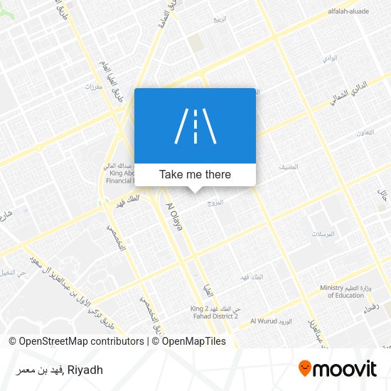 فهد بن معمر map