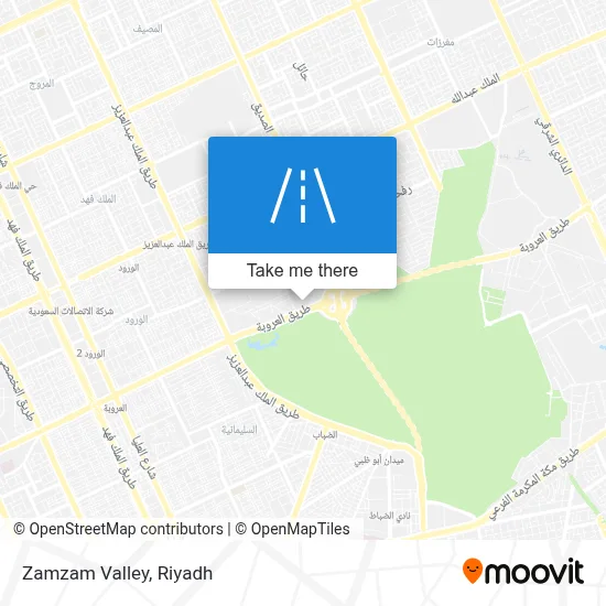 Zamzam Valley map