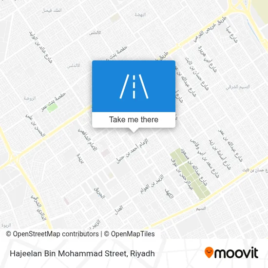 Hajeelan Bin Mohammad Street map