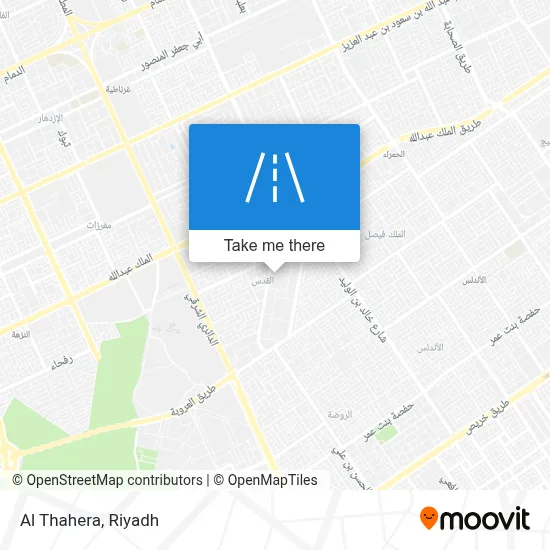 Al Thahera map