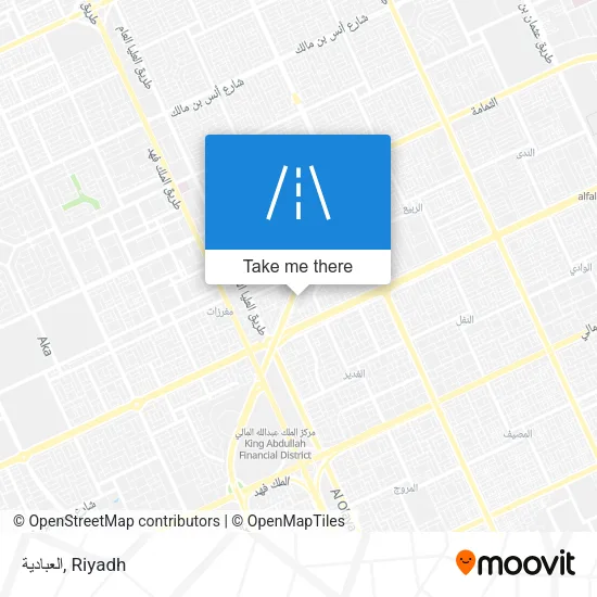 العبادية map