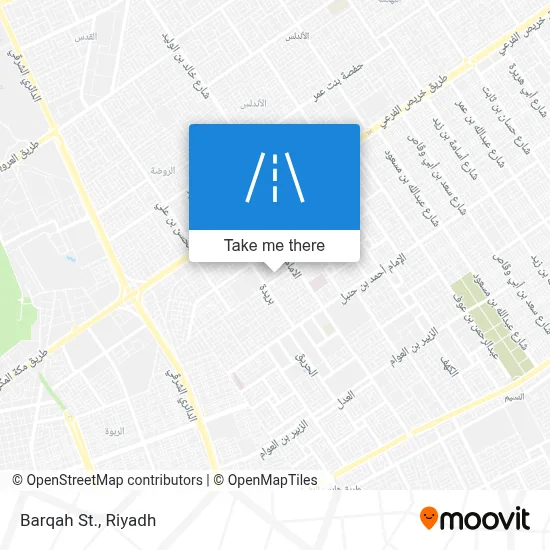 Barqah St. map