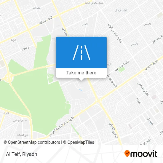 Al Teif map