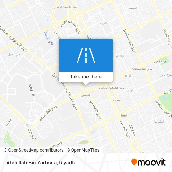 Abdullah Bin Yarboua map