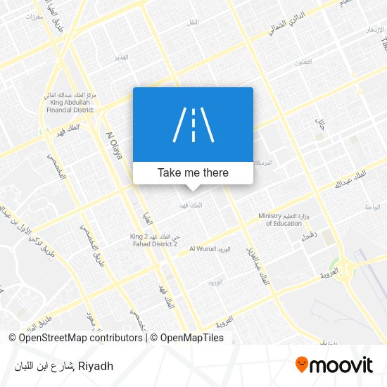 شارع ابن اللبان map