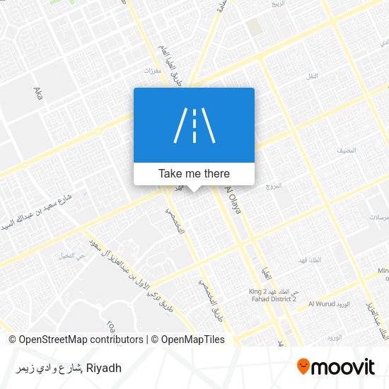 شارع وادي زيمر map