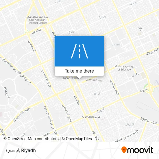 أم سديرة map