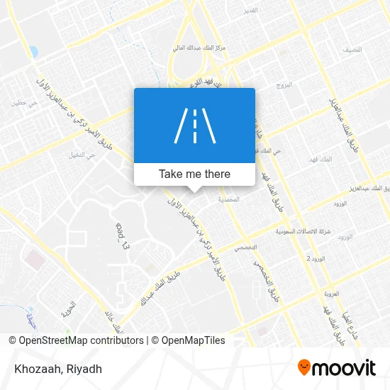Khozaah map