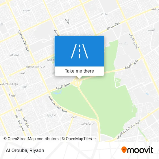 Al Orouba map
