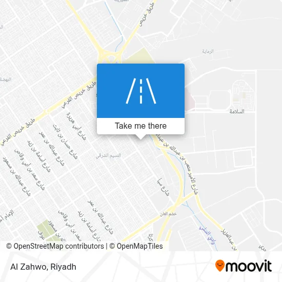 Al Zahwo map