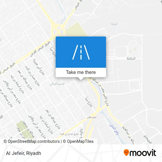Al Jefeir map