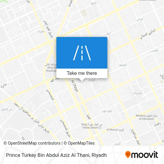 Prince Turkey Bin Abdul Aziz Al Thani map