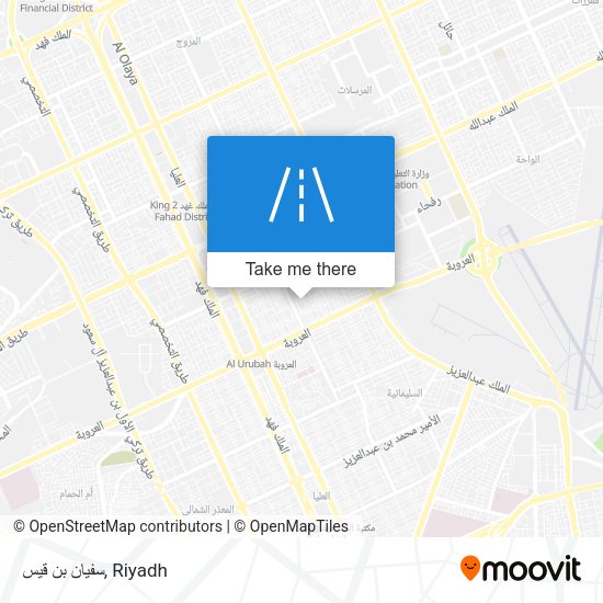 سفيان بن قيس map