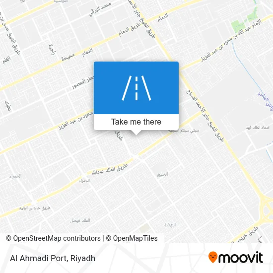 Al Ahmadi Port map