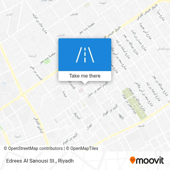Edrees Al Sanousi St. map