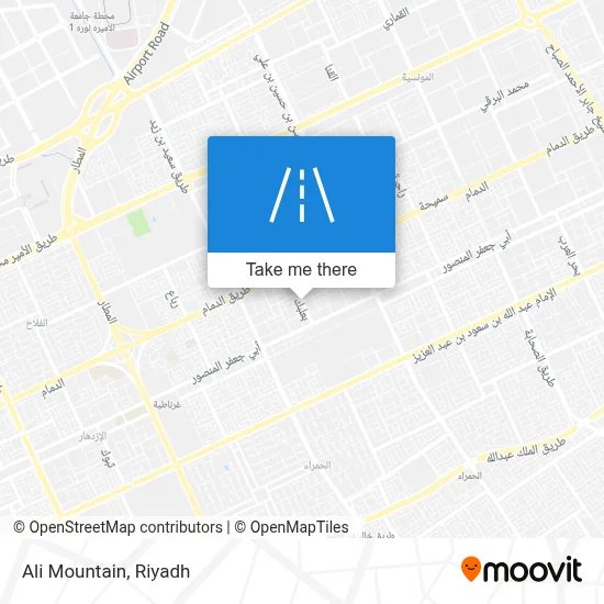 Ali Mountain map