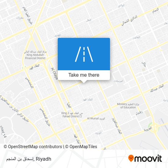 إسحاق بن المنجم map