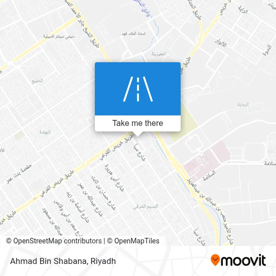 Ahmad Bin Shabana map