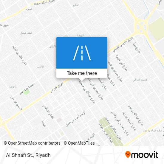 Al Shnafi St. map