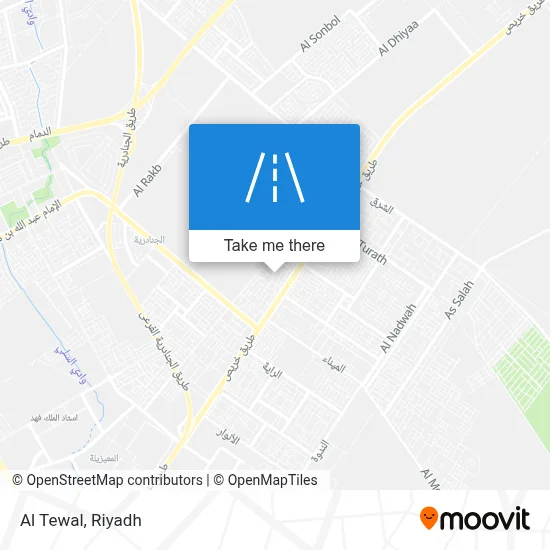 Al Tewal map