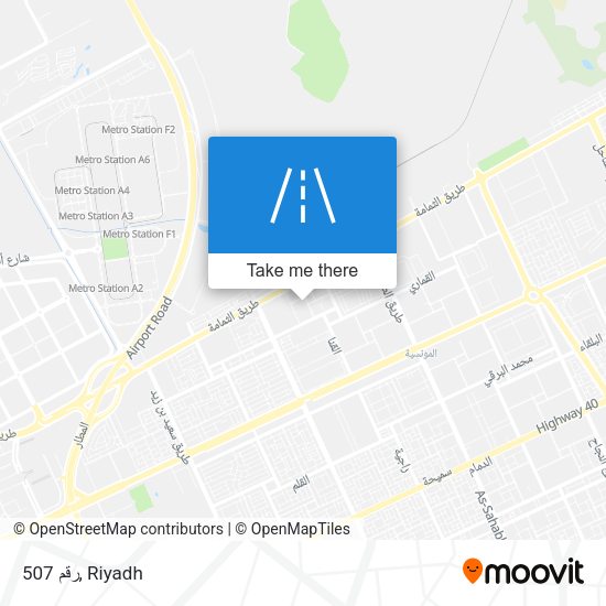 رقم 507 map