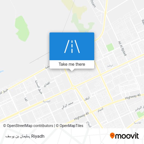 سليمان بن يوسف map