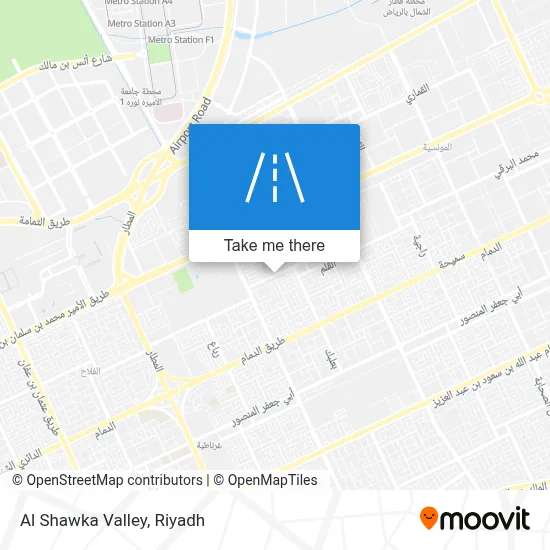 Al Shawka Valley map