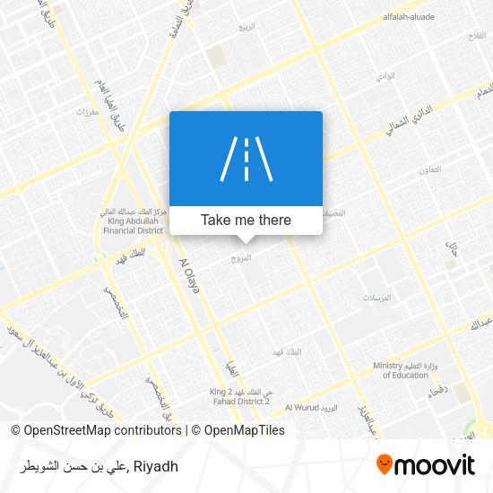 علي بن حسن الشويطر map