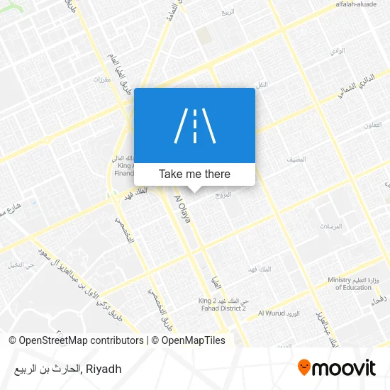 الحارث بن الربيع map