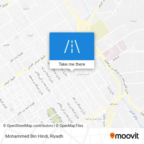 Mohammed Bin Hindi map
