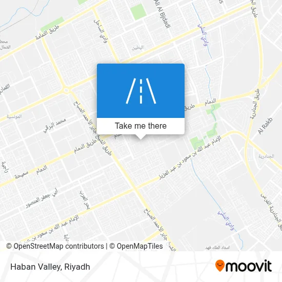 Haban Valley map