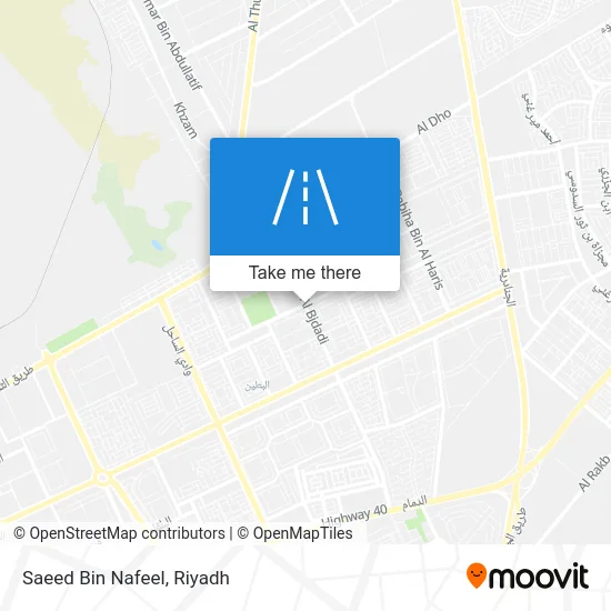 Saeed Bin Nafeel map