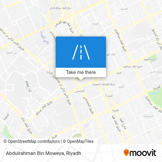 Abdulrahman Bin Moweya map