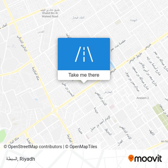 السبطة map