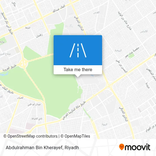 Abdulrahman Bin Kherayef map