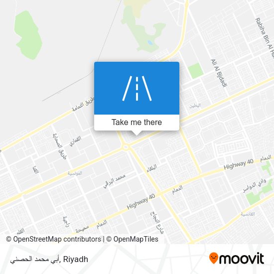 أبي محمد الحصني map