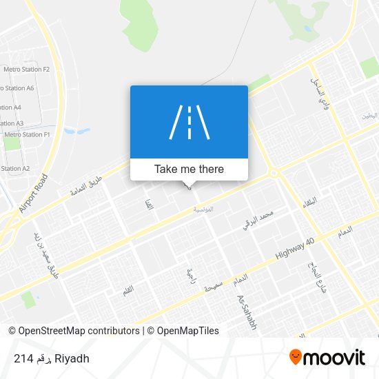 رقم 214 map