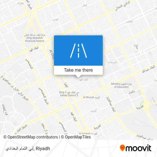 أبي التمام البغدادي map