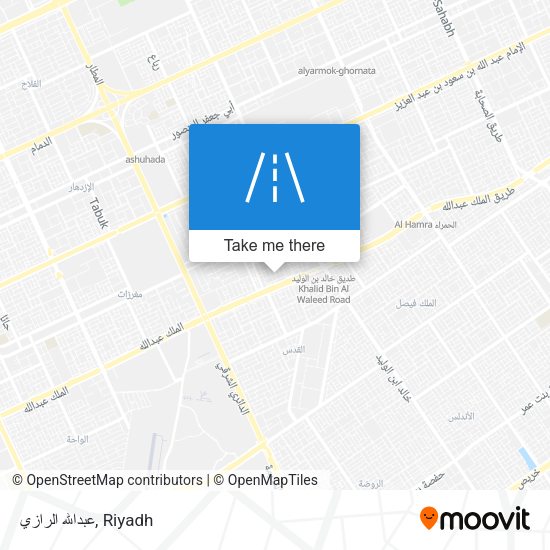 عبدالله الرازي map