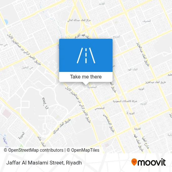 Jaffar Al Maslami Street map
