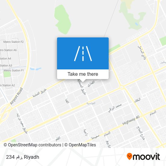 رقم 234 map
