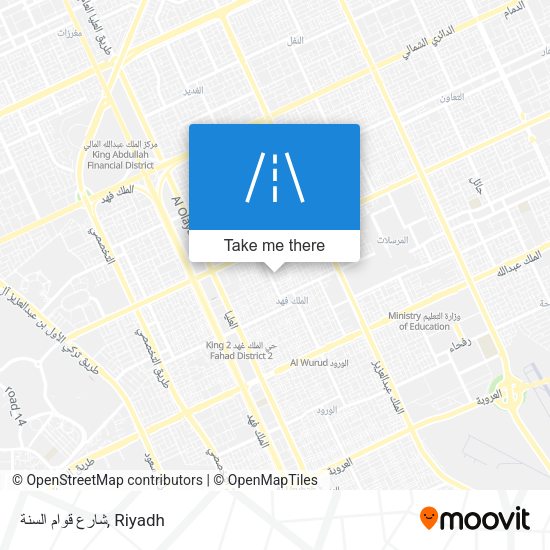 شارع قوام السنة map