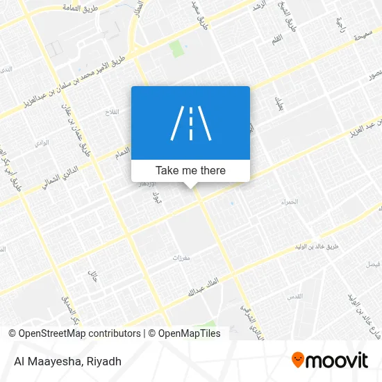 Al Maayesha map