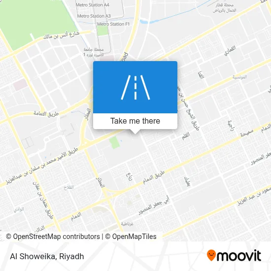 Al Showeika map