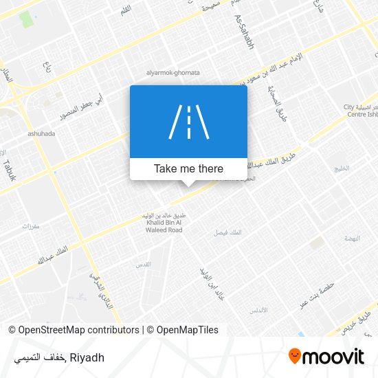 خفاف التميمي map