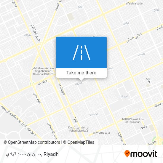 حسين بن محمد الهادي map